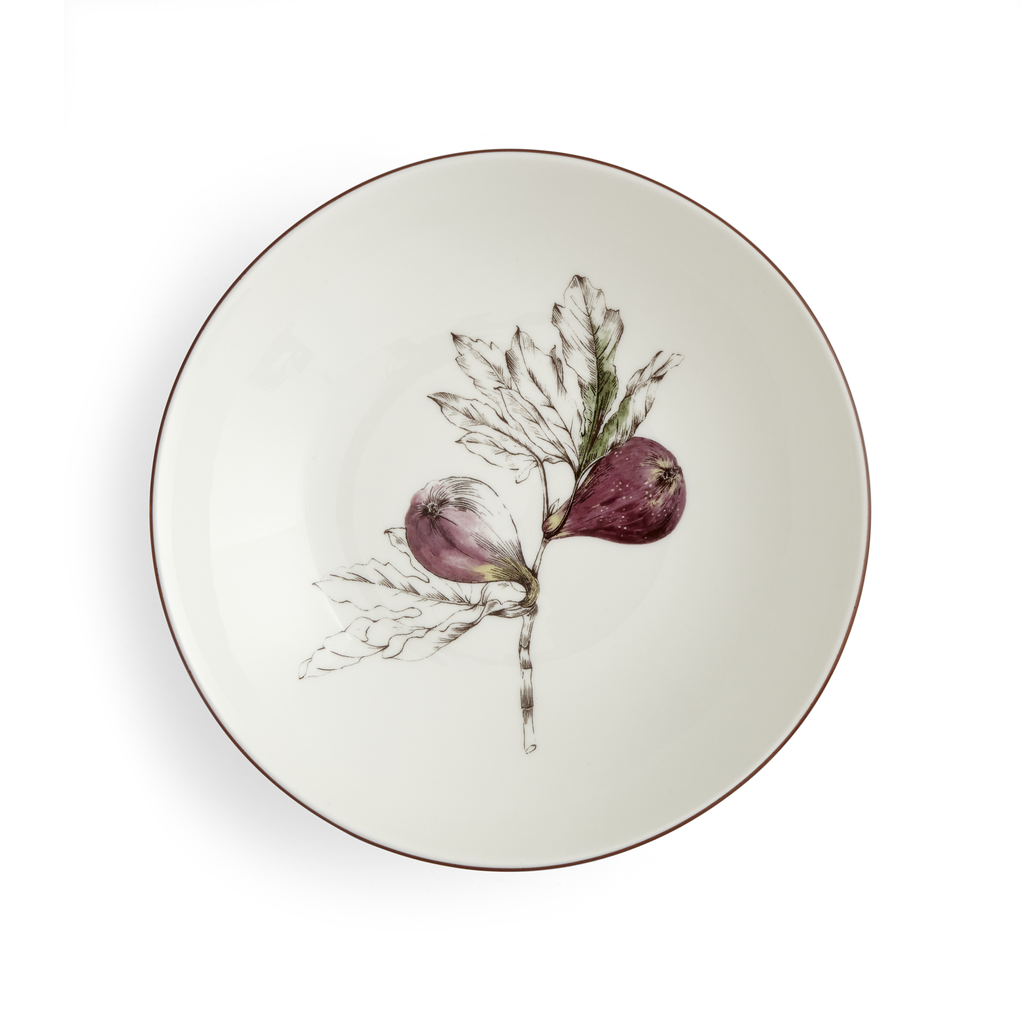 Nature's Bounty 9 Inch Pasta Bowl, Fig image number null